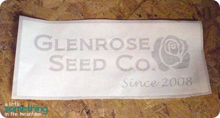 Glenrose Seed Co Stencil WM