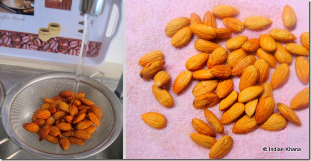 Blanched Almonds at home recipe