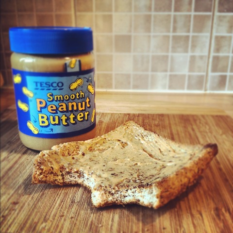 #125 - peanut butter on toast