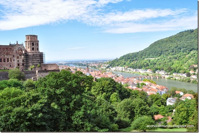 74-Heidelberg. Vistas  desde los jardines del castillo - DSC_0144