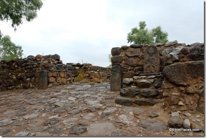 Bethsaida Iron Age gate with stela replica, tb011412618