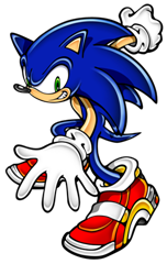 Modelo de Sonic a partir de Sonic Adventure