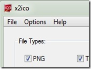 Convertire ogni immagine in icona con x2ico per Windows