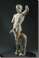 Statue fontaine de Priape, gardien de la germination des jardins