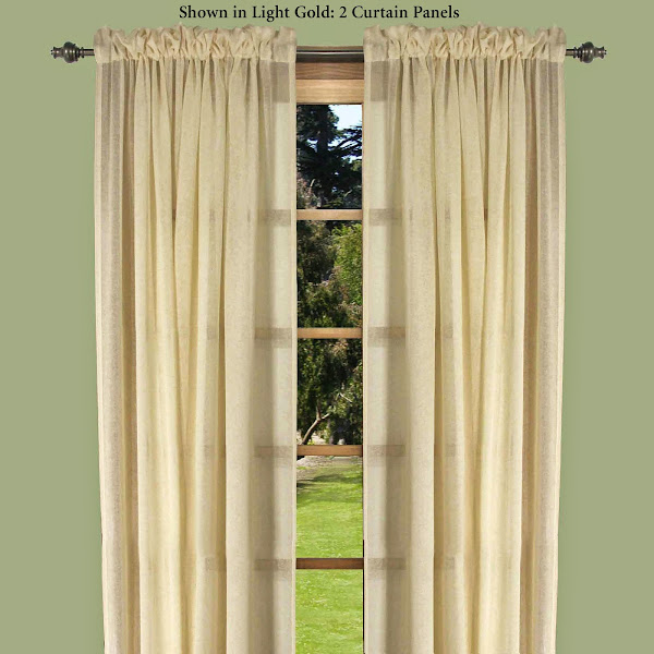 J745 001 Sheer Curtain Panels