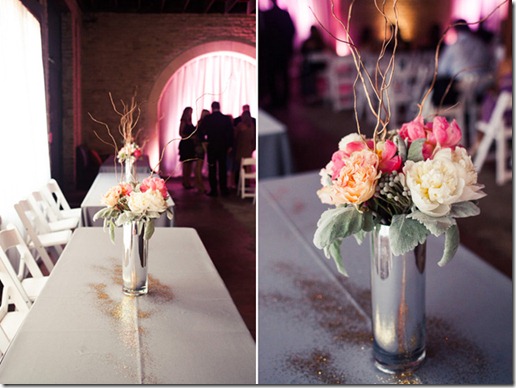 wedding-bouquet-romantic-love-cute-couple-romance-white-vintage-pink-glitter-flower-gold-centerpieces