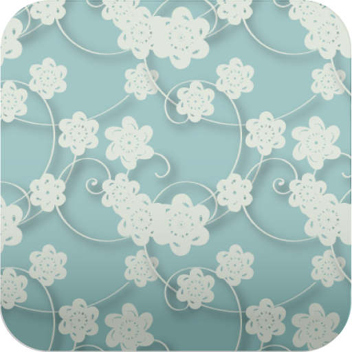 个人化の花柄♪【スマホ待ち受け壁紙】 LOGO-記事Game