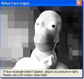 Rohos Face Logon Freeware registrazione volto