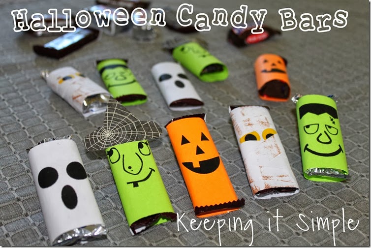 Halloween Candy Bars