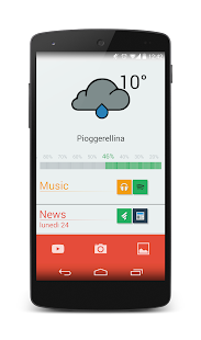 Free Download Naxos Flat UI Zooper Skin APK