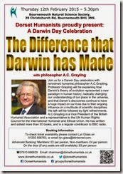 Difference that Darwin has Made 12th February 2015