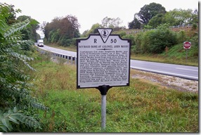 Childhood Home Of Colonel John Mosby, Marker R-50 (Click any photo to Enlarge)