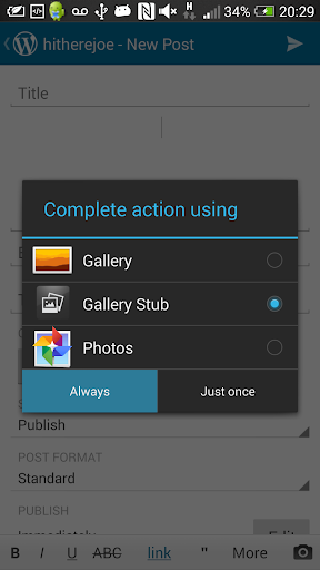 Gallery Picker Stub