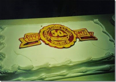 01 Columbia Gorge Model Railroad Club 50th Anniversary Cake in November 1997