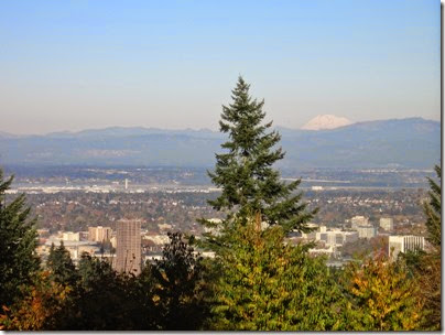 IMG_9266 View of Mount Adams from Council Crest Park in Portland, Oregon on October 23, 2007