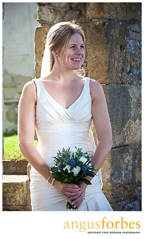 happy bride Scottish wedding Photographer Dundee_046
