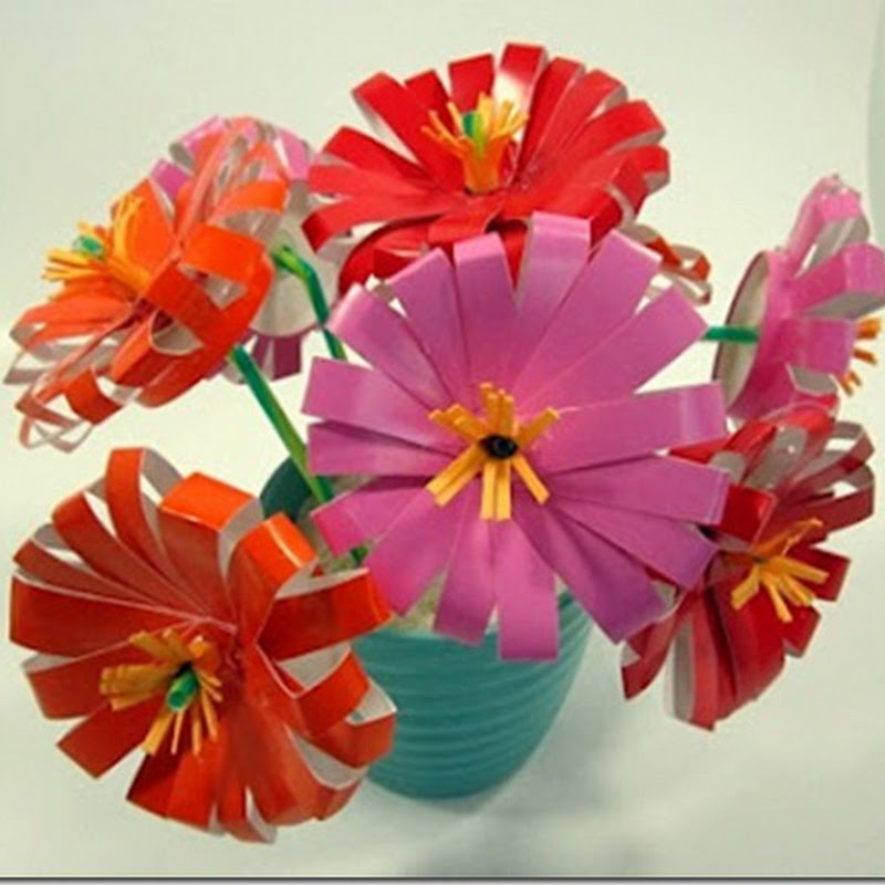 Manualidades día de la madre: Flores hechas con vasos de papel