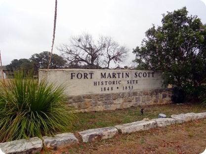 Fort Martin Scott sign