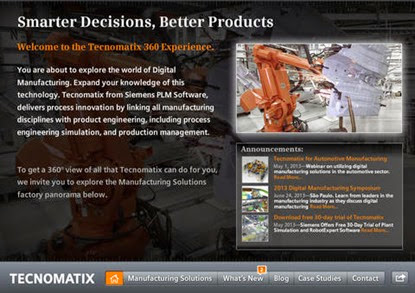 Tecnomatix Digital Manufacturing 360 Experience