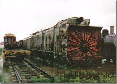 Union Pacific Rotary Snow Plow #900075 at the Illinois Railway Museum on May 23, 2004