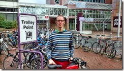 Rob White at Reading Station bike parking overload lq