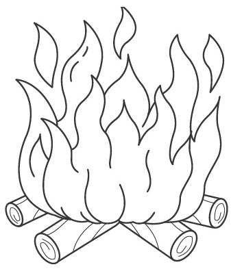 DIBUJOS DE FUEGO PARA PINTAR