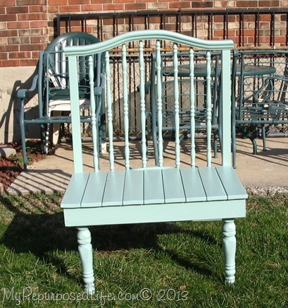 green (crib) bench