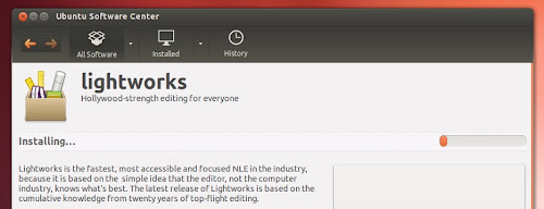 Lightworks su Ubuntu