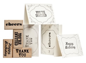 Privet House at Target Stationery and Rubber Stamp Set