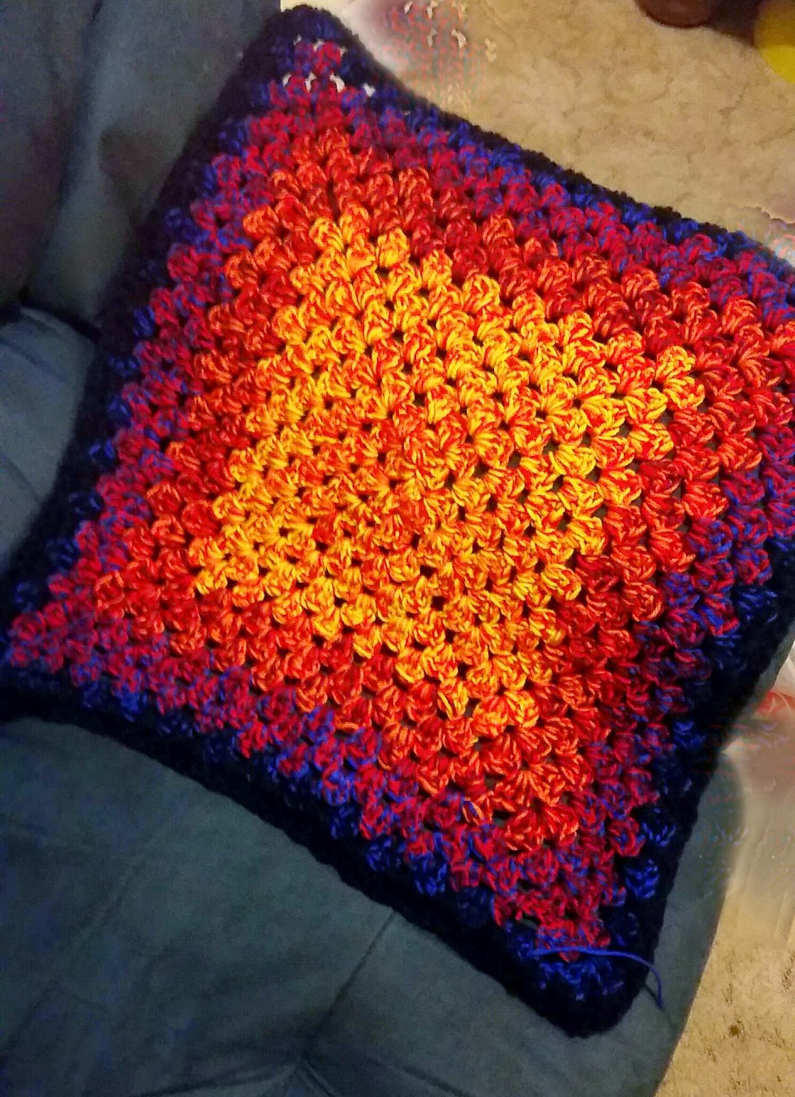 Crochet Fun Sunset Lap Blanket