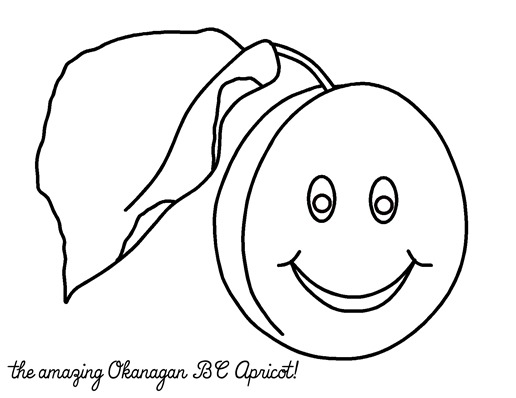 amazing apricot coloring page
