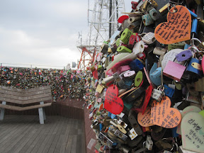 Seoul Tower: Love promise locks!!!