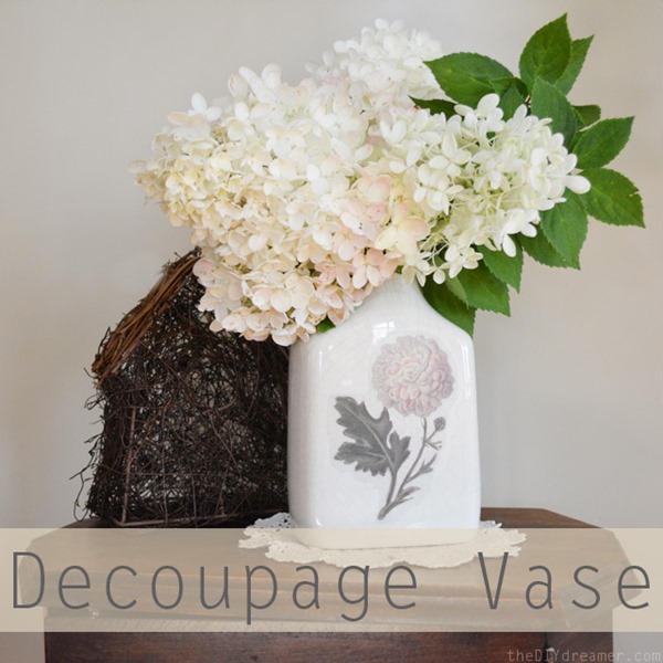 Decoupage-Vase