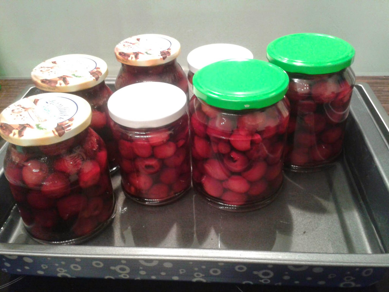 selbstgemacht Eingelegte Kirschen