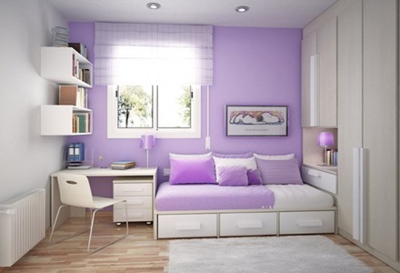 Decoración de interiores blanco y violeta habitaciones-de-diseño-decoracion-en-habitaciones-de-ñiños