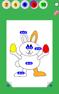 Easter Math Coloring Book