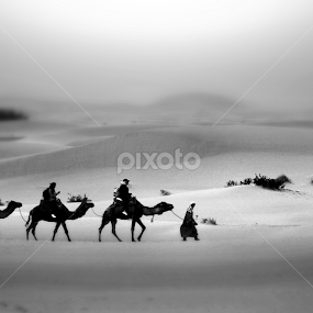Merzouga by Moussa Idrissi - Landscapes Deserts