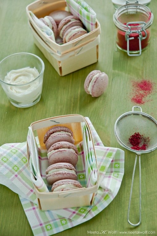 Raspberry Coconut Macarons (0107) by Meeta K. Wolff