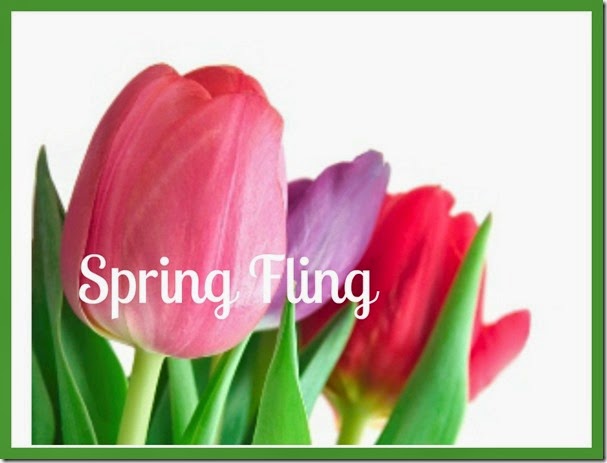 Ribbet Edit Spring tulips Spring Fling bordered