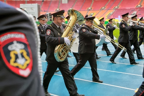 Московские полицейские отметили свой профессиональный праздник