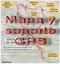Mapa y soporte GPS - ruta megalítica de Arano