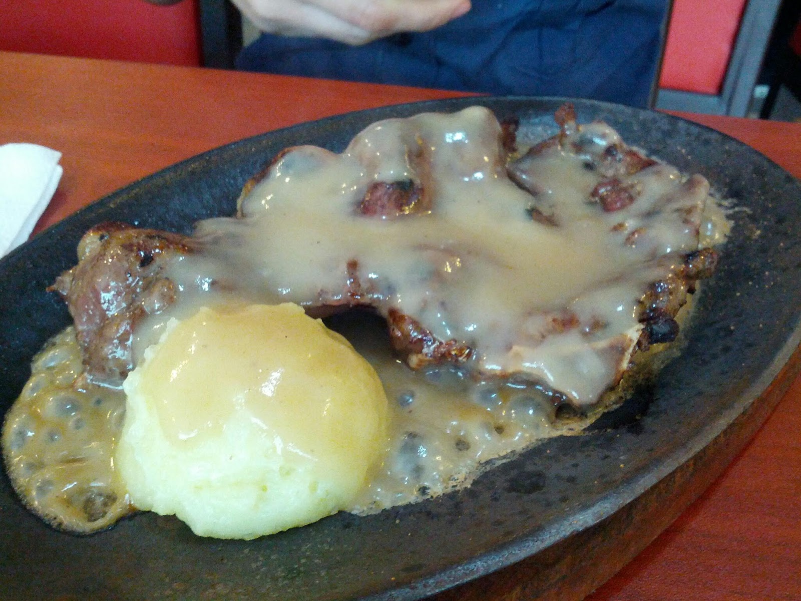 Sizzling Tbone steak The DJ who's not a DeeJay