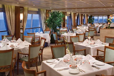 You'll appreciate the view from your table in the spacious La Veranda restaurant while sailing the waters on board Seven Seas Voyager.