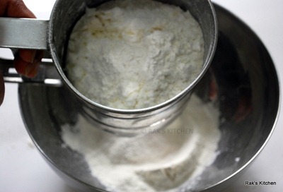 sift flour sift flour