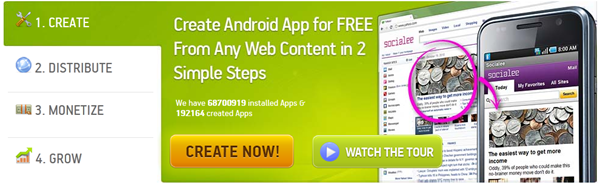 Créer gratuitement une application Android pour votre blog