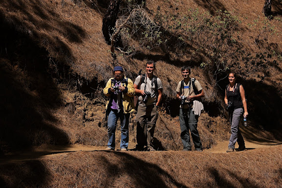 Taller de fotografia y senderismo junto a la Cumbrecita, en la caldera de Taburiente, Parque Nacional. Fotonature 2012. Isla de la Palma