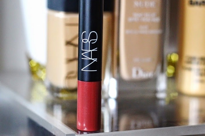 NARS Velvet Matte Lip Pencil in Bahama review and swatch