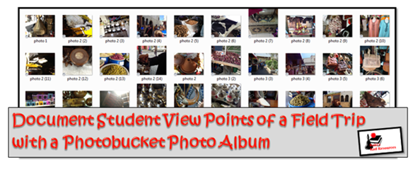 5 Ways to use photobucket in the classroom - how to share class photos with parents and class, share anchor charts, document field trips and build an online portfolio - ideas from Raki's Rad Resources.