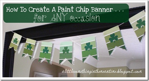 Paint Chip Banner How To
