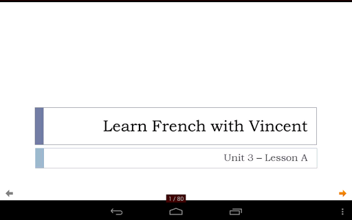 French with Vincent - Unit 3